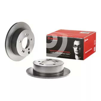Jeu de 2 disques de frein arrière BREMBO 08.A114.21