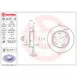 Jeu de 2 disques de frein arrière BREMBO 08.A147.10 - Visuel 2