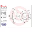 Jeu de 2 disques de frein arrière BREMBO 08.A147.1X - Visuel 2