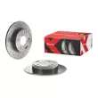 Jeu de 2 disques de frein arrière BREMBO 08.A147.1X - Visuel 1