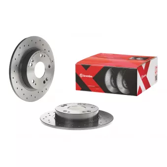 Jeu de 2 disques de frein arrière BREMBO 08.A147.1X