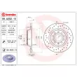 Jeu de 2 disques de frein arrière BREMBO 08.A202.1X - Visuel 2