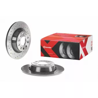 Jeu de 2 disques de frein arrière BREMBO 08.A202.1X