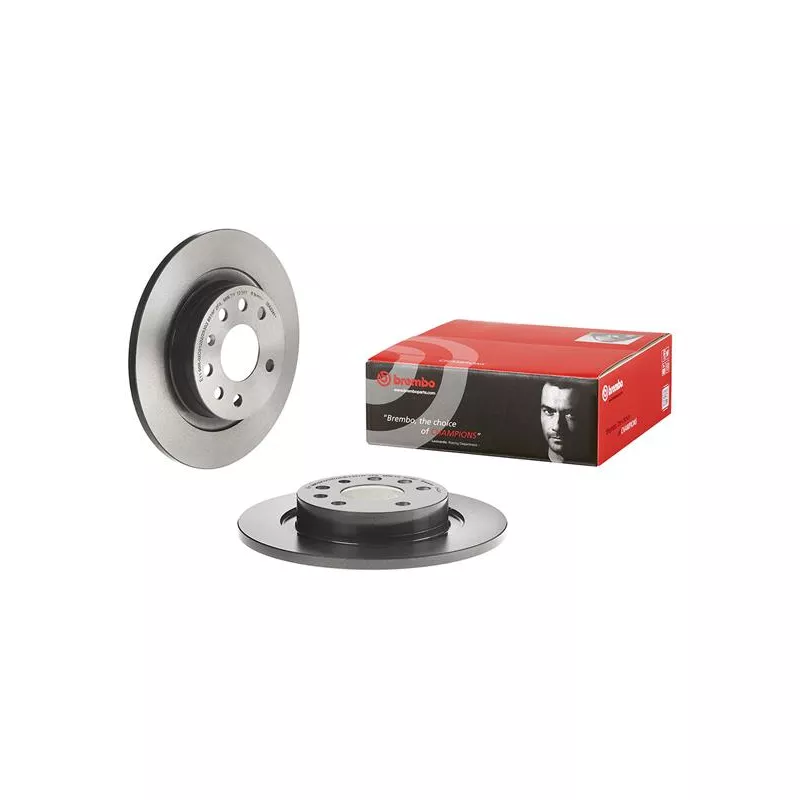 Jeu de 2 disques de frein arrière BREMBO 08.A224.11