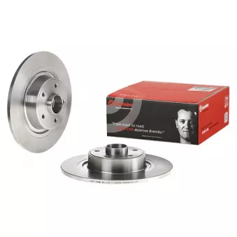 Jeu de 2 disques de frein arrière BREMBO 08.A239.27