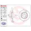 Jeu de 2 disques de frein avant BREMBO 08.A268.21 - Visuel 2