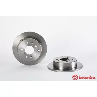 Jeu de 2 disques de frein arrière BREMBO 08.A292.10