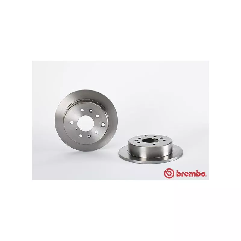 Jeu de 2 disques de frein arrière BREMBO 08.A292.10