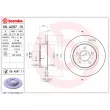 Jeu de 2 disques de frein arrière BREMBO 08.A297.10 - Visuel 2