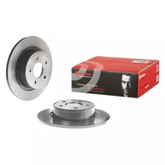 Jeu de 2 disques de frein arrière BREMBO 08.A297.11