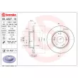 Jeu de 2 disques de frein arrière BREMBO 08.A327.11 - Visuel 2