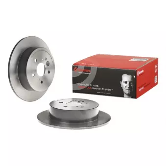 Jeu de 2 disques de frein arrière BREMBO 08.A333.11