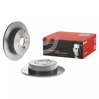 Jeu de 2 disques de frein arrière BREMBO 08.A337.11