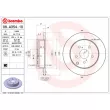 Jeu de 2 disques de frein arrière BREMBO 08.A354.10 - Visuel 2