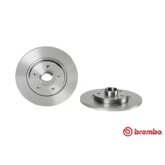 Jeu de 2 disques de frein arrière BREMBO 08.A355.10