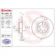 Jeu de 2 disques de frein arrière BREMBO 08.A456.10 - Visuel 2