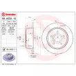 Jeu de 2 disques de frein arrière BREMBO 08.A533.10 - Visuel 2