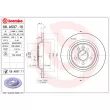 Jeu de 2 disques de frein arrière BREMBO 08.A537.11 - Visuel 2