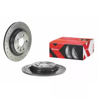 Jeu de 2 disques de frein arrière BREMBO 08.A537.1X