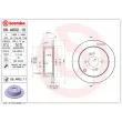 Jeu de 2 disques de frein arrière BREMBO 08.A602.10 - Visuel 2