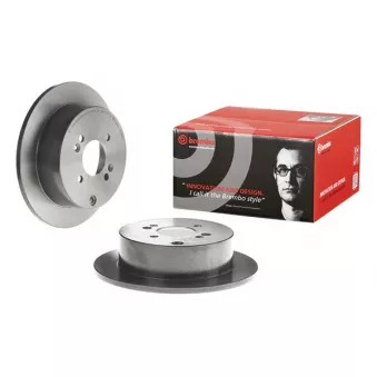 Jeu de 2 disques de frein arrière BREMBO 08.A602.11