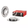 Jeu de 2 disques de frein arrière BREMBO 08.A607.10 - Visuel 1