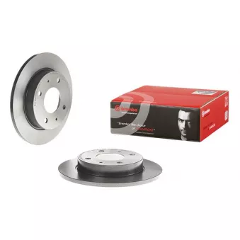 Jeu de 2 disques de frein arrière BREMBO 08.A607.11