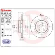 Jeu de 2 disques de frein arrière BREMBO 08.A612.41 - Visuel 2