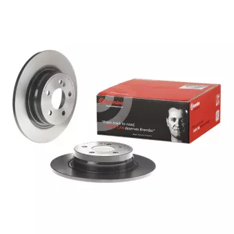 Jeu de 2 disques de frein arrière BREMBO 08.A612.41