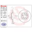 Jeu de 2 disques de frein arrière BREMBO 08.A615.11 - Visuel 2