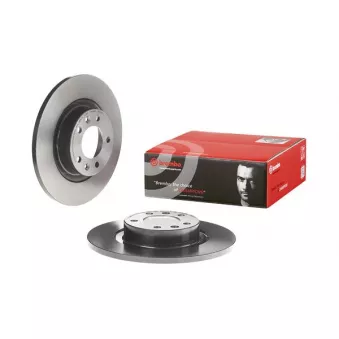 Jeu de 2 disques de frein arrière BREMBO 08.A615.11