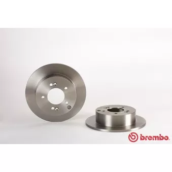 Jeu de 2 disques de frein arrière BREMBO 08.A631.10