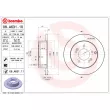 Jeu de 2 disques de frein arrière BREMBO 08.A631.11 - Visuel 2