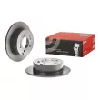 Jeu de 2 disques de frein arrière BREMBO 08.A631.11 - Visuel 1