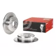 Jeu de 2 disques de frein arrière BREMBO 08.A635.10 - Visuel 1