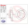 Jeu de 2 disques de frein arrière BREMBO 08.A635.11 - Visuel 2