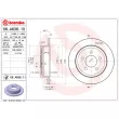 Jeu de 2 disques de frein arrière BREMBO 08.A636.10 - Visuel 2