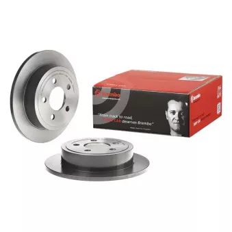 Jeu de 2 disques de frein arrière BREMBO 08.A636.11