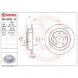 Jeu de 2 disques de frein arrière BREMBO 08.A643.10 - Visuel 2