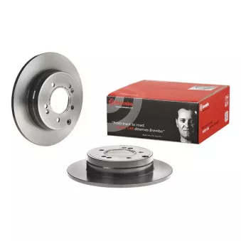 Jeu de 2 disques de frein arrière BREMBO 08.A708.11