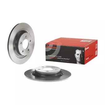 Jeu de 2 disques de frein arrière BREMBO 08.A711.11