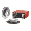 Jeu de 2 disques de frein arrière BREMBO 08.A715.11 - Visuel 1