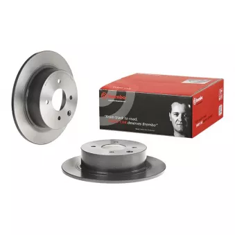 Jeu de 2 disques de frein arrière BREMBO 08.A715.21