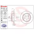 Jeu de 2 disques de frein arrière BREMBO 08.A737.11 - Visuel 2