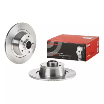Jeu de 2 disques de frein arrière BREMBO 08.A753.37