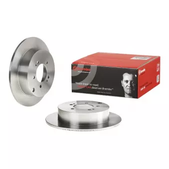 Jeu de 2 disques de frein arrière BREMBO 08.A755.10