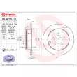 Jeu de 2 disques de frein arrière BREMBO 08.A755.11 - Visuel 2