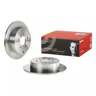 Jeu de 2 disques de frein arrière BREMBO 08.A755.20
