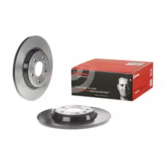Jeu de 2 disques de frein arrière BREMBO 08.A759.11