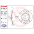Jeu de 2 disques de frein arrière BREMBO 08.A759.1X - Visuel 2